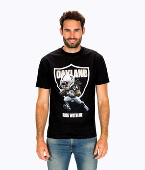 Beast Mode - Marshawn Caricature Black Tee
